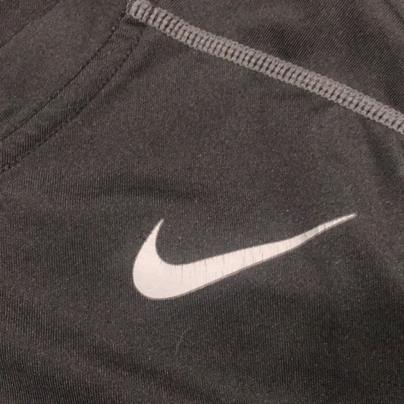 Nike Pro Combat Black Fitted Dri-Fit Long Sleeve - Picture 6 of 10